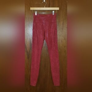 ZYIA Reflect Rosa Maze Light N Tight Hi-Rise Leggings Sz 2